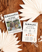 Newspaper Bridesmaid Proposal Card, Will You Be My Bridesmaid, Modern Bridesmaid Card, Bridesmaid Proposal Newspaper, Editable Template, N2