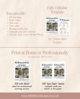 Newspaper Bridesmaid Proposal Card, Will You Be My Bridesmaid, Modern Bridesmaid Card, Bridesmaid Proposal Newspaper, Editable Template, N2