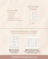 Holiday Party Invite, Hand Drawn Christmas Party, Christmas Dinner Party Invite, Merry & Bright Christmas Dinner Invite Editable Template H1