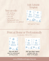 Bridesmaid Proposal Card, Hand Drawn Bridesmaid Proposal Card, Will You Be My Bridesmaid, Bow Bridesmaid Proposal Template, H1