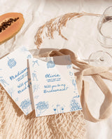 Bridesmaid Proposal Card, Hand Drawn Bridesmaid Proposal Card, Will You Be My Bridesmaid, Bow Bridesmaid Proposal Template, H1