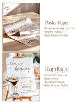 Love is Brewing Bridal Shower Welcome Sign | Espresso Martini Wedding - alternate view