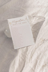 20 Questions About the Bride Bridal Shower Game | Pearls and Prosecco - mockup display