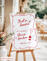 That's Amore Wedding Welcome Sign - Italian Theme