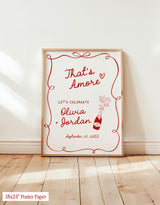 That's Amore Wedding Welcome Sign - Italian Theme