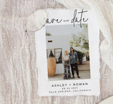 Editable Photo Save the Date Template | Save the Date with Pictures Template