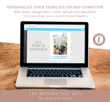 Editable Photo Save the Date Template | Save the Date with Pictures Template