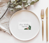 Tropical Wedding Place Cards | Escort Seating Card