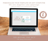 Fiesta Bridal Shower Editable Invitation Template | Southwestern Shower Invite