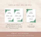 Tropical Custom Sign Template | Tropical Baby Shower Sign