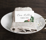 Tropical Wedding Place Cards | Escort Seating Card