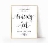 Dancing Shoes Sign | Dancing Feet Reception Sign
