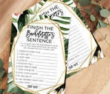 Tropical Bachelorette Game | Beach Bachelorette Party Game
