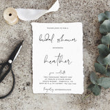 Minimal Bridal Shower Editable Invitation Template | Bohemian Bridal Shower Invite