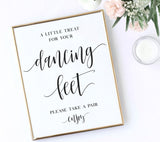 Dancing Shoes Sign | Dancing Feet Reception Sign