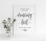 Dancing Shoes Sign | Dancing Feet Reception Sign