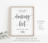 Dancing Shoes Sign | Dancing Feet Reception Sign