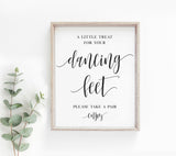 Dancing Shoes Sign | Dancing Feet Reception Sign