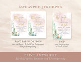 Fiesta Bridal Shower Invitation Template Bundle | Desert Bridal Shower