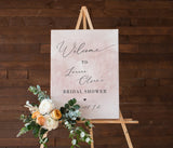 Blush Welcome Sign Editable Template | Blush Bridal Shower Welcome Poster