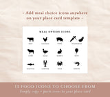 Tropical Wedding Place Cards | Escort Seating Card