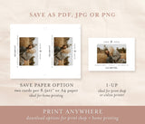Editable Photo Save the Date Template | Minimalist Save the Date Template