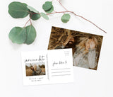 Photo Save the Date Postcard | Save the Date with Pictures Template