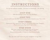 Modern Beige Wedding Timeline Template | Minimalist Events Timeline