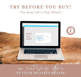 Photo Save the Date Postcard Template | Save the Date with Pictures Template