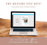 Photo Save the Date Invite | Minimalist Save the Date Template