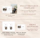 Photo Save the Date Postcard Template | Save the Date with Pictures Template