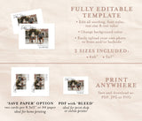 Editable Photo Save the Date Template | Minimalist Save the Date Template