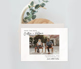 Editable Photo Save the Date Template | Minimalist Save the Date Template