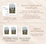Editable Photo Save the Date Template | Rustic Save the Date Template