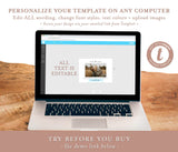 Editable Photo Save the Date Template | Minimalist Save the Date Template