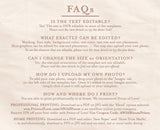 Pampas Grass Wedding Reception Invitation Template | Nothing Fancy, Just Love Invite