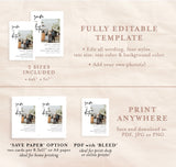 Photo Save the Date Invite | Minimalist Save the Date Template