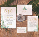 Editable Baby Shower Invitation Template Bundle | Fiesta Baby Shower