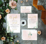 Editable Baby Shower Invitation Template Bundle | Fiesta Baby Shower
