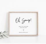 Minimal Custom Sign Template | Customizable Wedding Signage