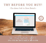 Editable Baby Shower Invitation Template Bundle | Fiesta Baby Shower