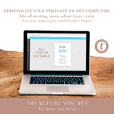 Minimal Wedding Program Template | Printable Order of Service