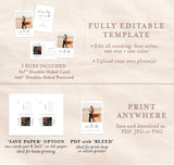 Photo Save the Date Postcard Template | Polaroid Save the Date Invite
