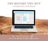 Editable He Said She Said Baby Shower Game | Pampas Grass Palm Fronds