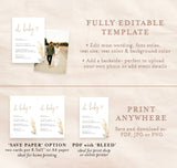 Pampas Grass Bohemian Baby Shower Invitation | Editable Baby Girl Shower Template
