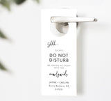 Wedding Welcome Letter & Itinerary Template | Modern Minimalist Wedding Itinerary