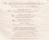 Photo Wedding Announcement | Photo Elopement Announcement