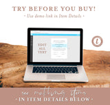 Certificate of Marriage Editable Template | Minimalist Wedding Certificate