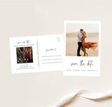 Photo Save the Date Postcard Template | Polaroid Save the Date Invite