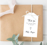 Editable Shower Favor Tag Template | Editable Wedding Favor Tags